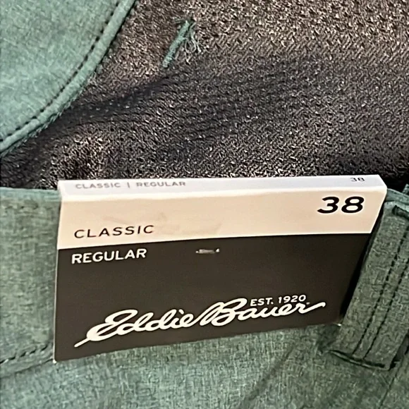 NWT Eddie Bauer Amphib Cargo Shorts Outdoor 38 Waist Athletic Hiking Blue - Picture 11 of 16